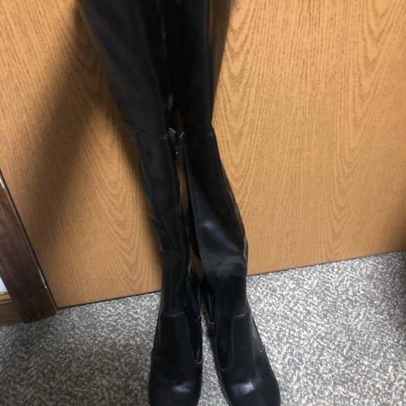 Sexy Black Over the Knee Boots - Picture 7 of 7